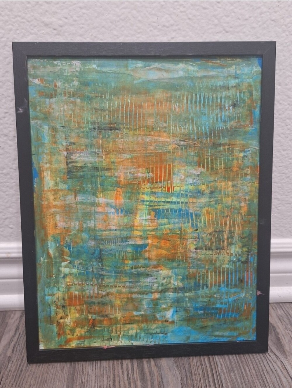 Abstract Mellow Thoughts 11x14 Painting